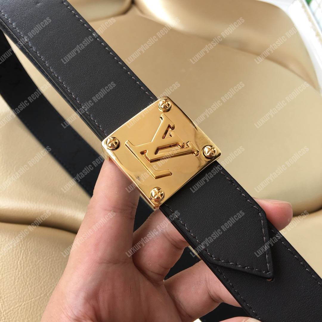 LV Morningram 30mm Reversible Belt Black