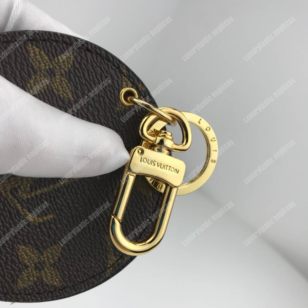 LV Mirror Bag Charm & Key Holder Monogram/Black