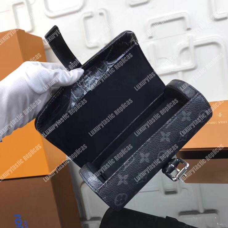 LV 3 Watch Case Monogram Eclipse