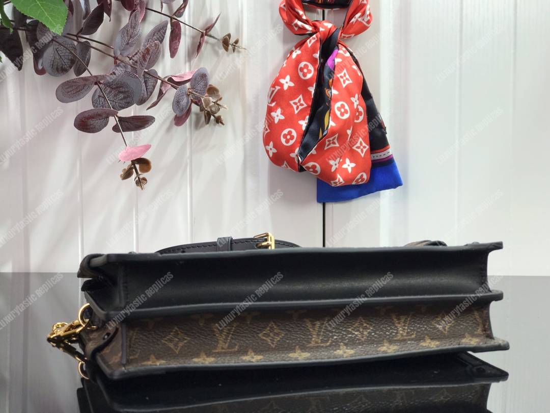 LV Trunk Clutch Monogram Reverse Canvas