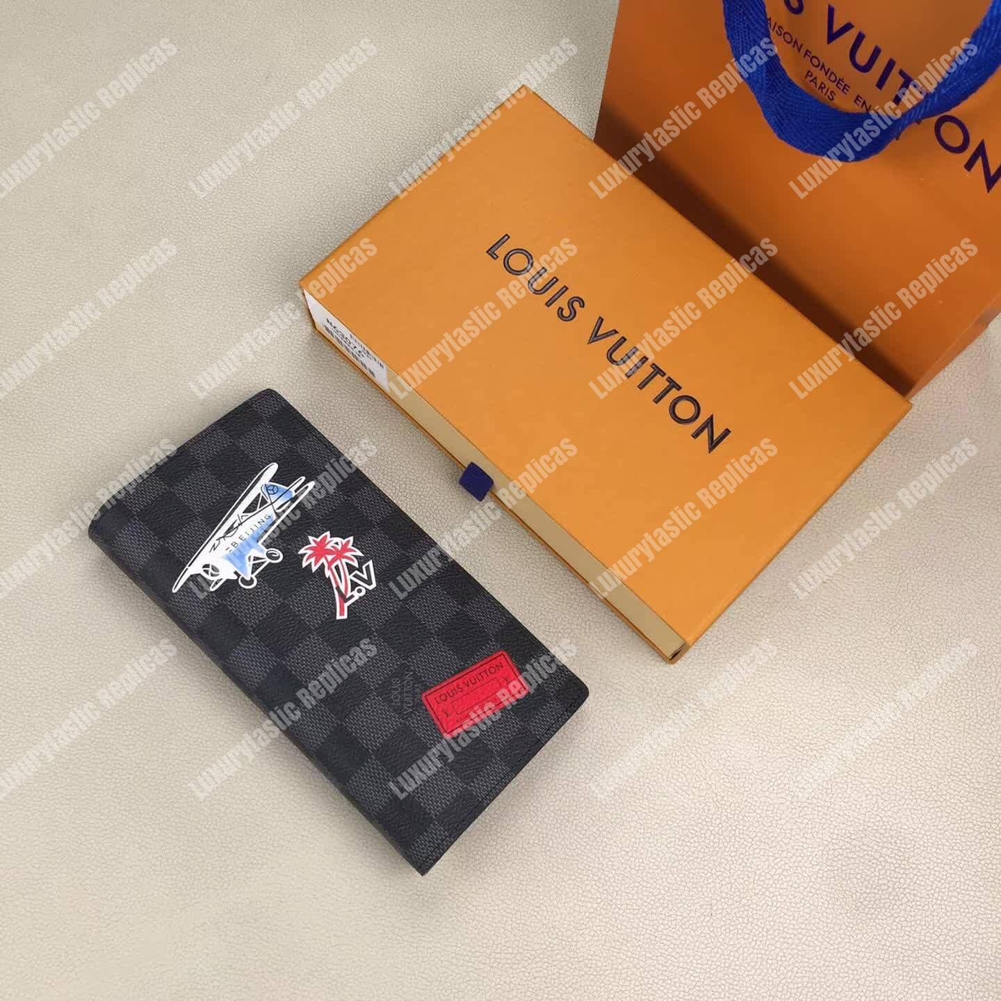 LV Brazza Wallet Damier Graphite Special Edition