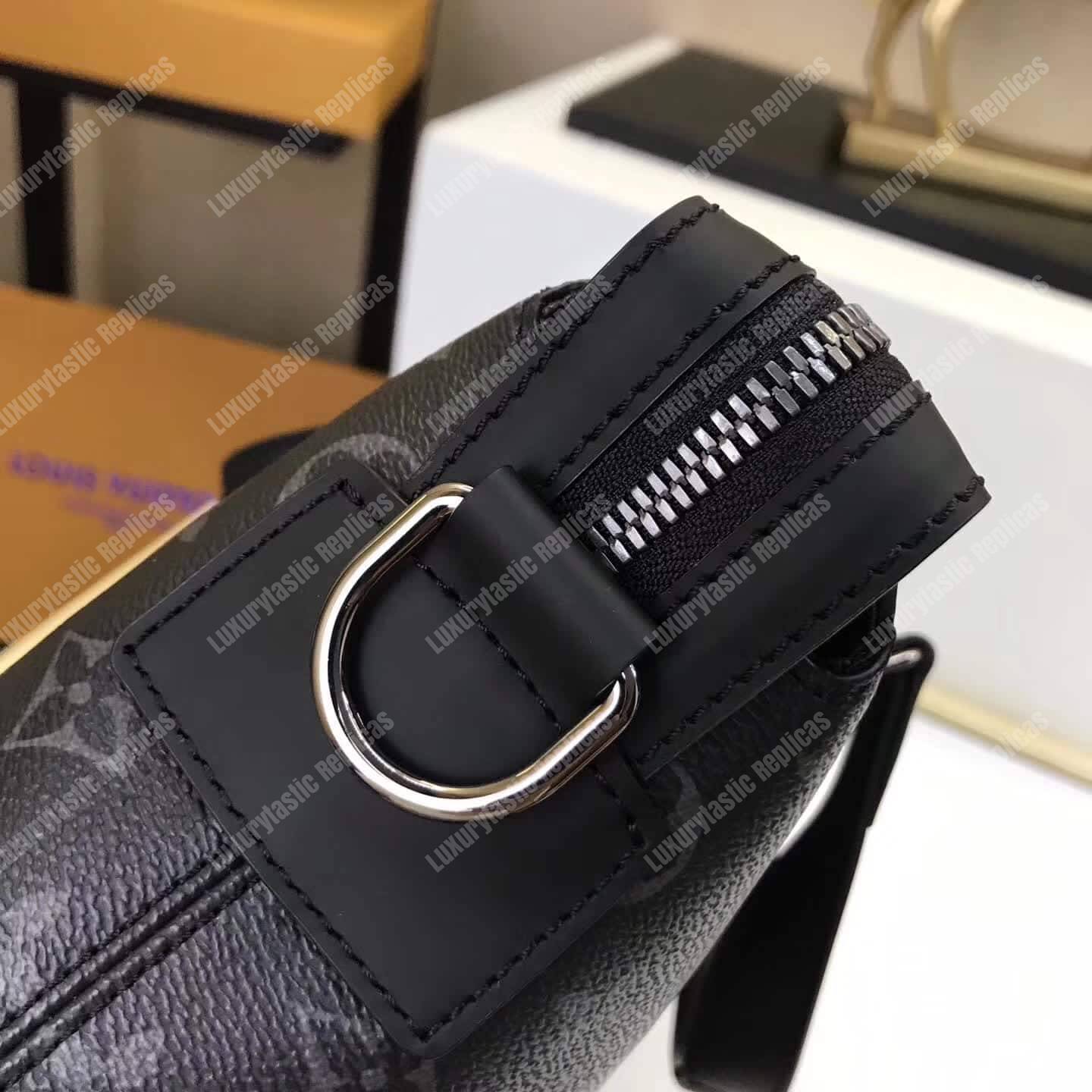 LV Briefcase Explorer Monogram Eclipse Canvas