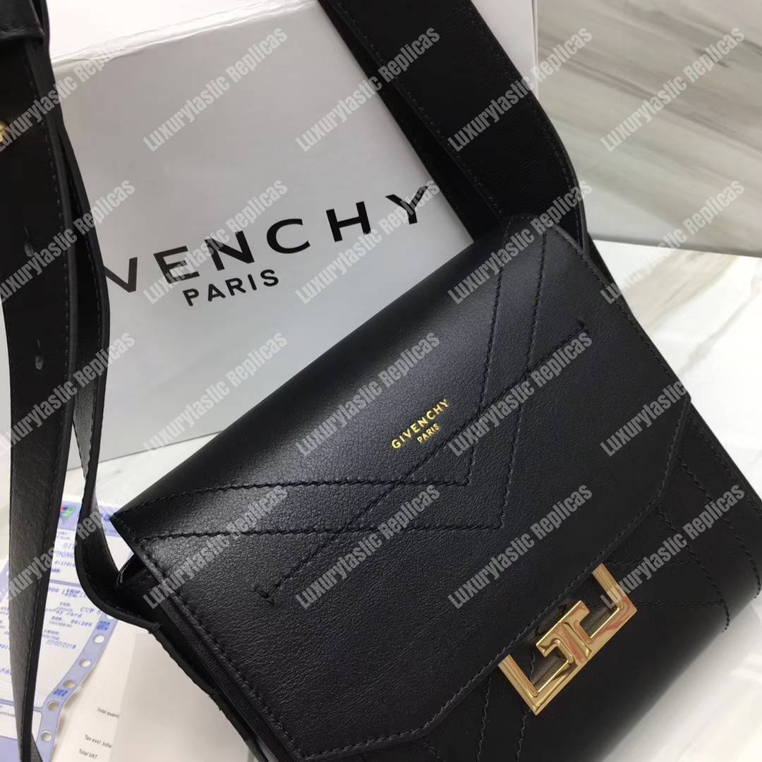 Givenchy Medium Eden Bag In Smooth Leather Black