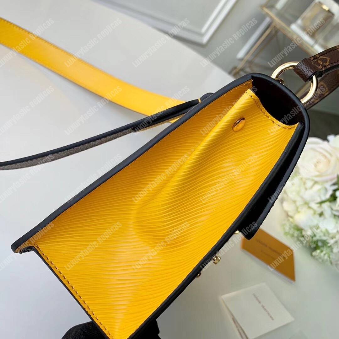 LV Spring Street Monogram Vernis Bitume Métallisé