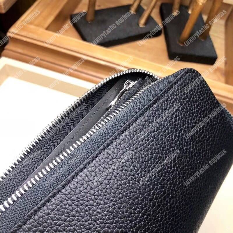 LV Zippy Wallet Vertical Taurillon Leather