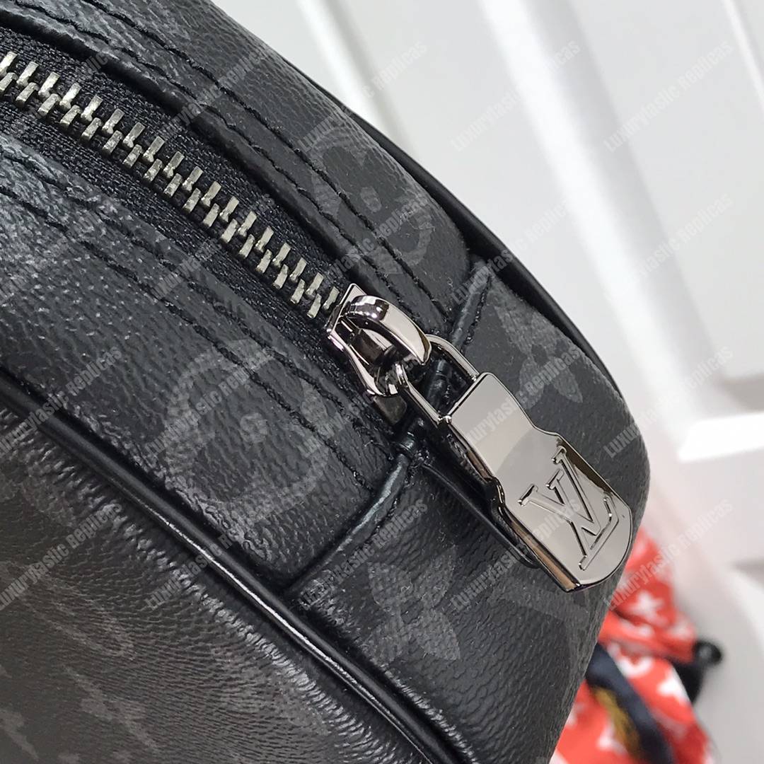 LV Toilet Pouch PM Damier Graphite Canvas