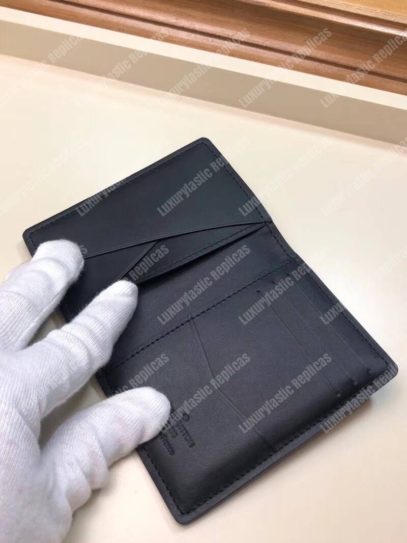 LV Pocket Organizer Dark Infinity Leather