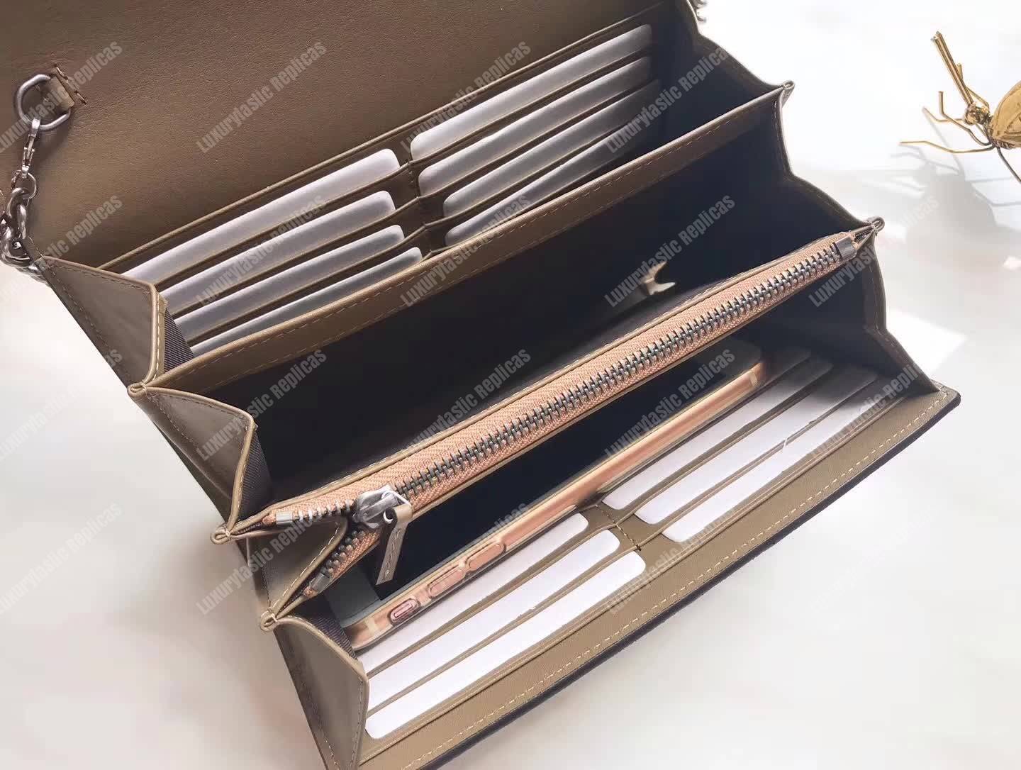 G*u*i dionysus suede mini chain bag taupe