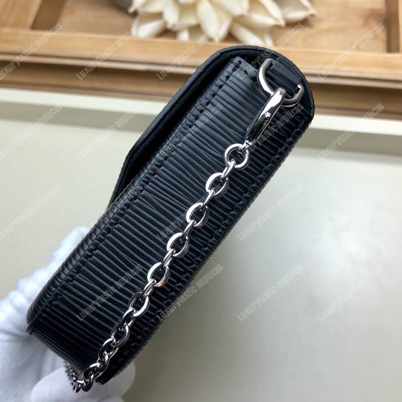 LV Special Edition Pochette Félicie Epi Leather Black
