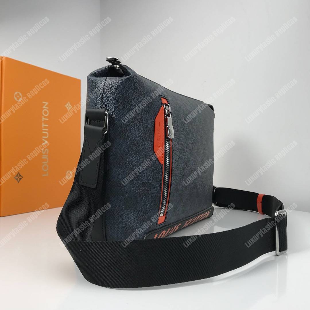 LV Damier Cobalt Canvas Race Discovery Messenger PM