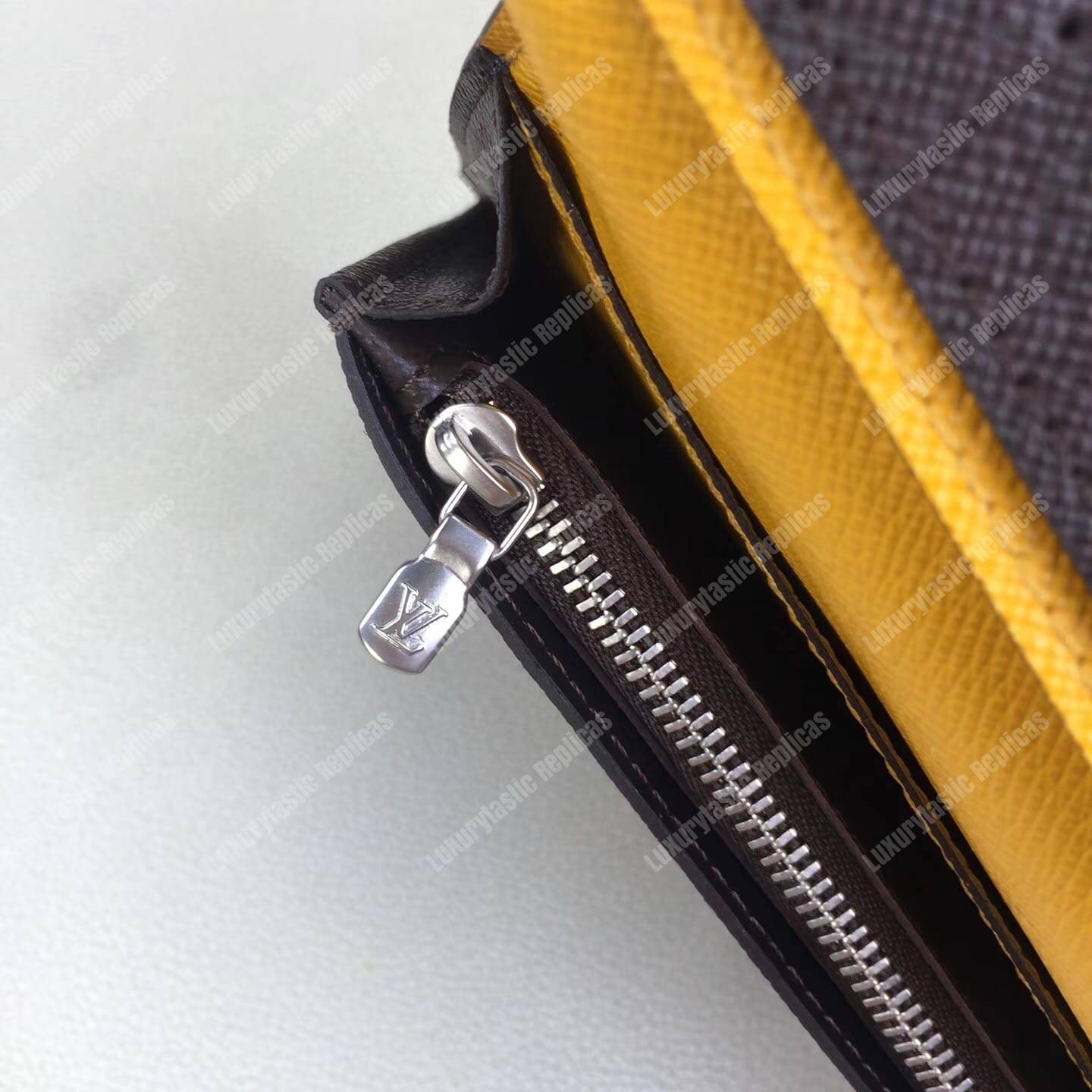 LV Brazza Wallet Epi Leather Blue