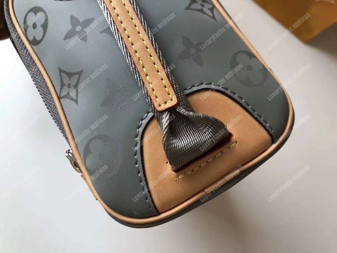 LV Camera Bag Monogram Titanium