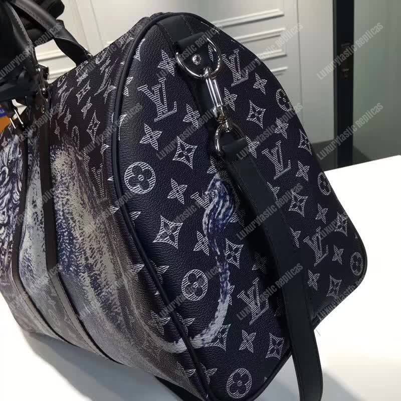 LV Keepall 45 Bandouliere Duffel Bag Monogram Canvas 2017