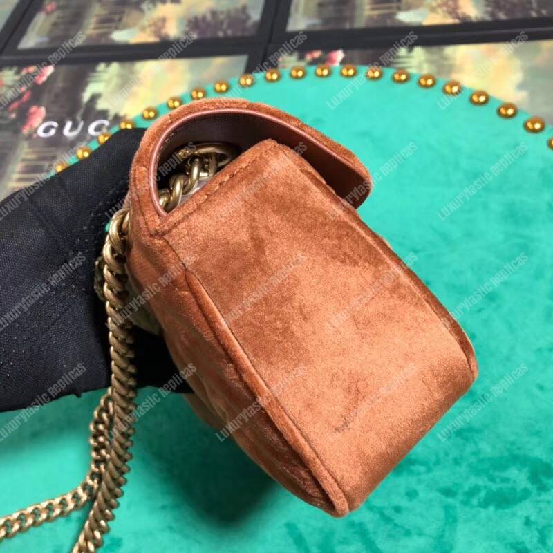 G*u*i gg marmont velvet mini bag