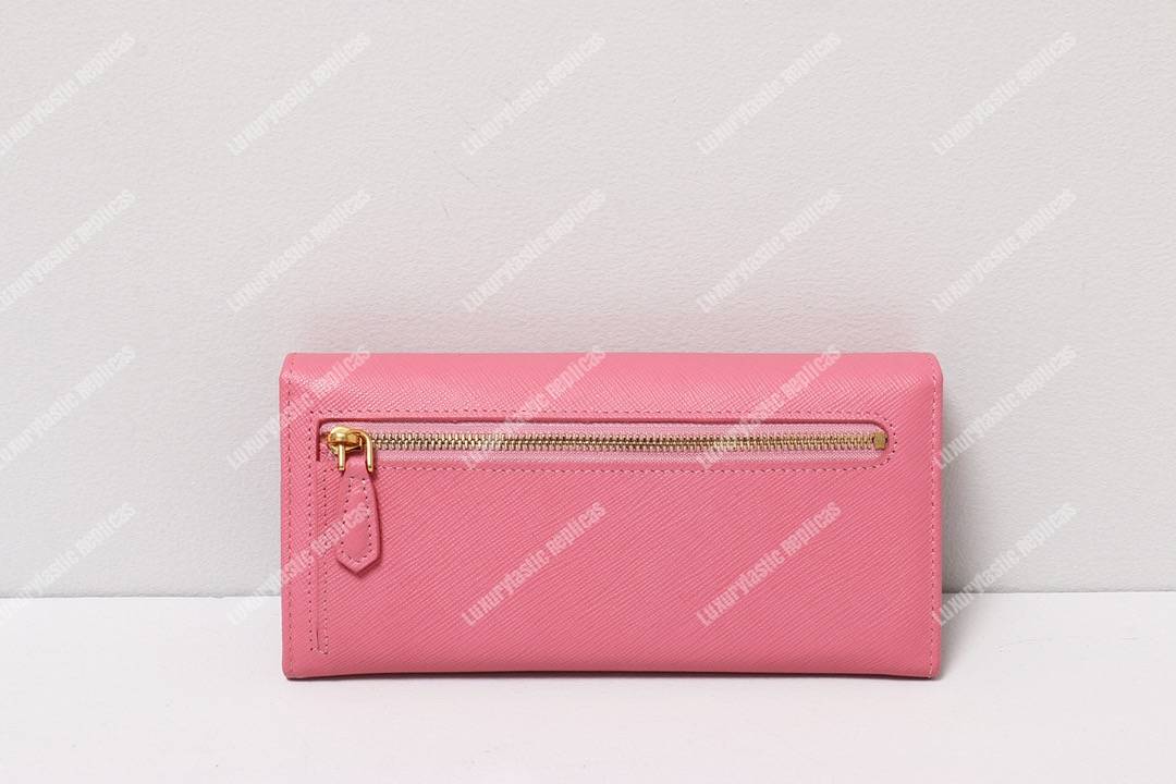 Pra*a leather wallet pink
