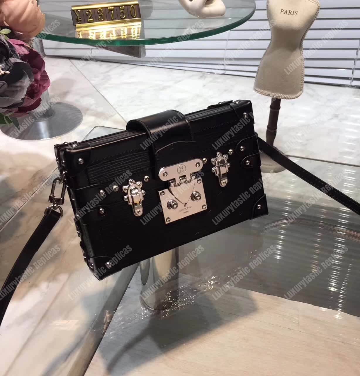 L**is vu*t*on x sup*e petite malle limited edition black