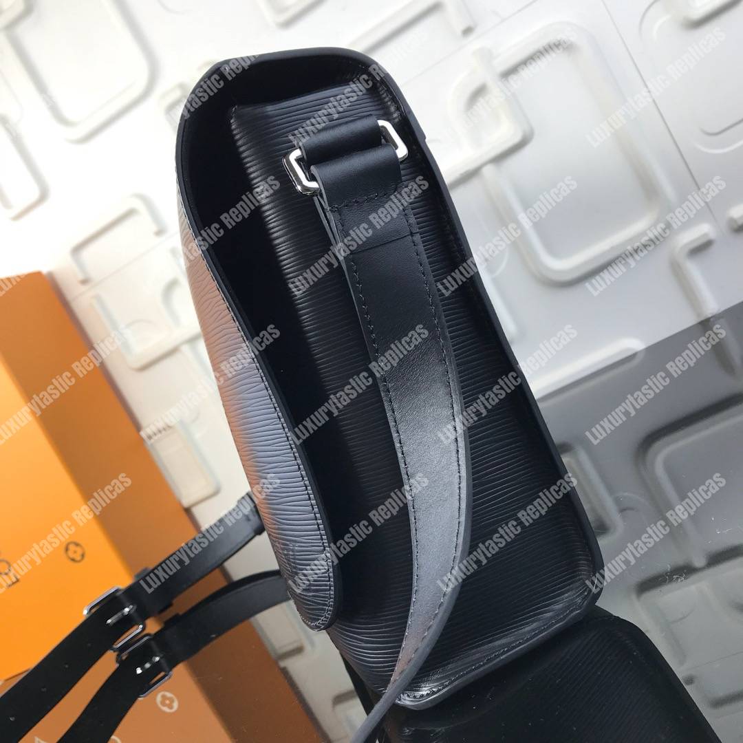 LV Harrington Messenger Bag PM Epi Leather Noir