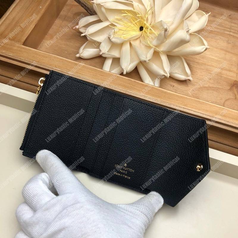 LV Zoé Wallet Monogram Empreinte Black