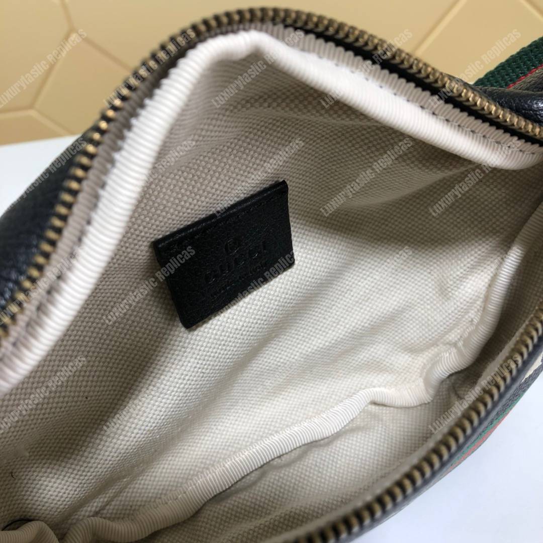 G*u*i print small belt bag black