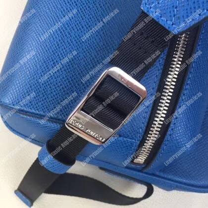 LV Outdoor Messenger PM Taiga Leather Cobalt