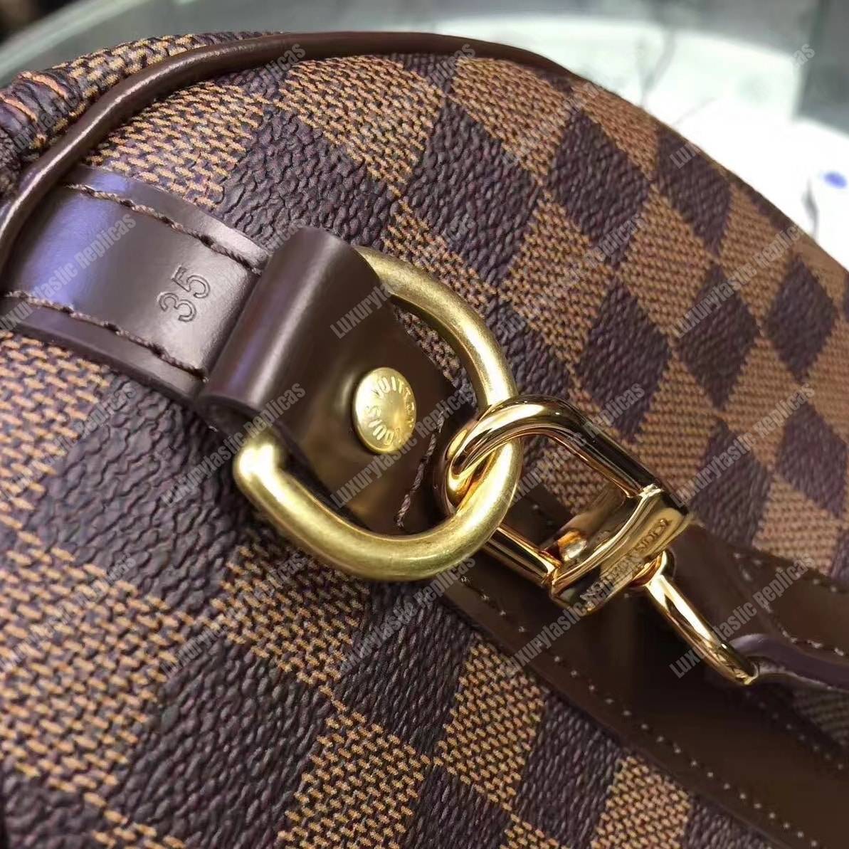 LV Speedy Bandouliere 35 Damier Ebene