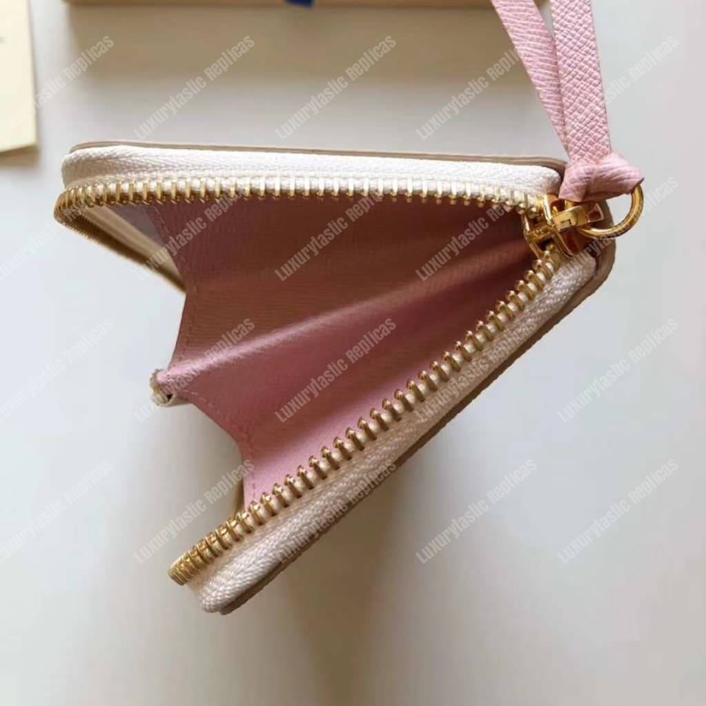 LV Zippy Wallet Damier Azur