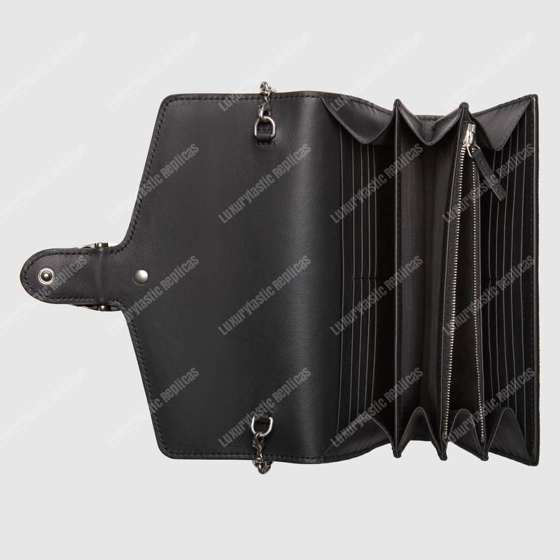 G*u*i dionysus suede mini chain bag black