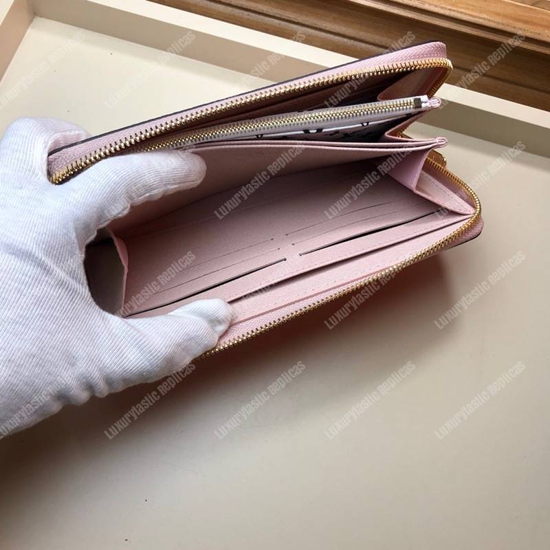 LV Zippy Wallet Monogram Rouge