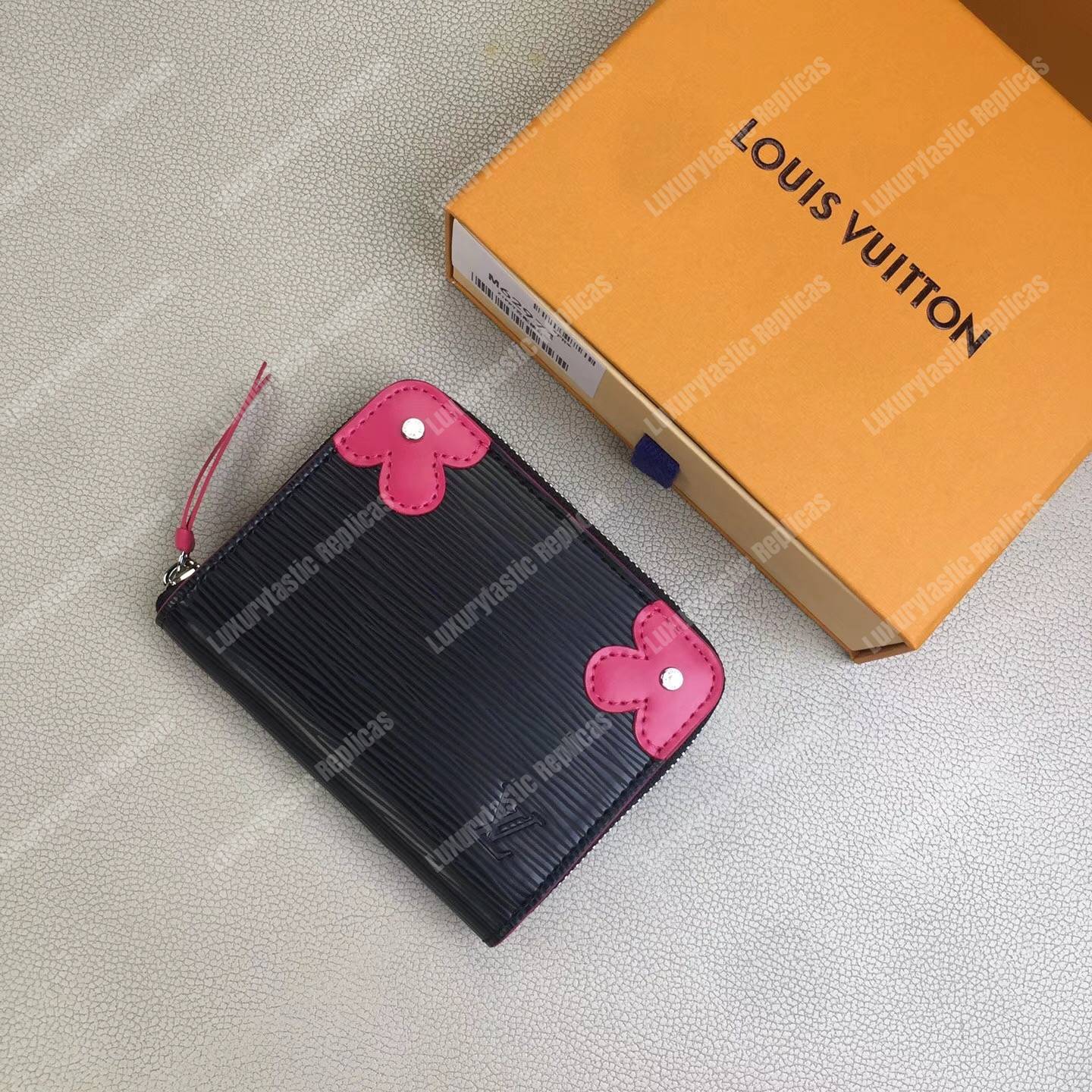 LV Zippy Coin Purse Epi Leather Black