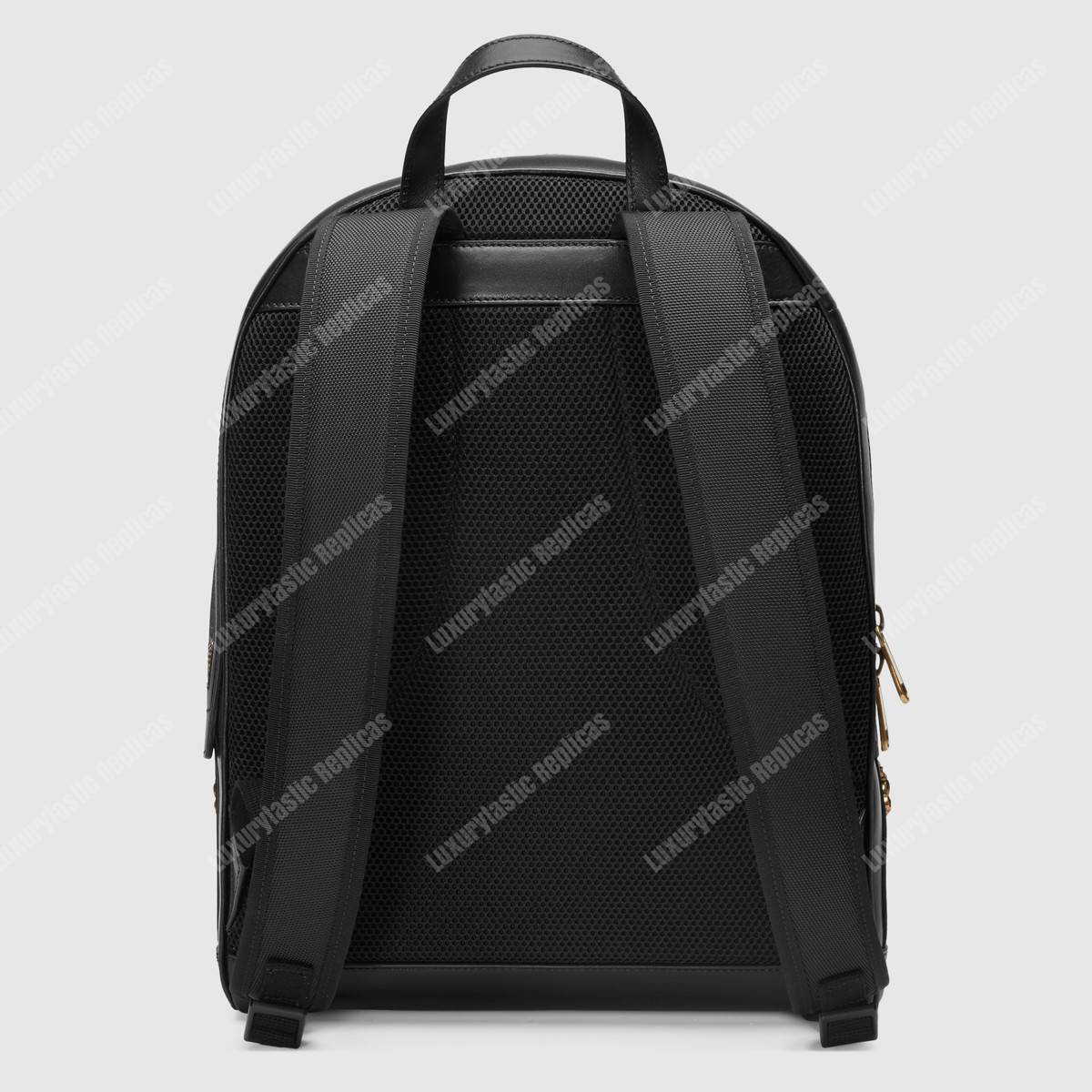 G*u*i animal studs leather backpack black