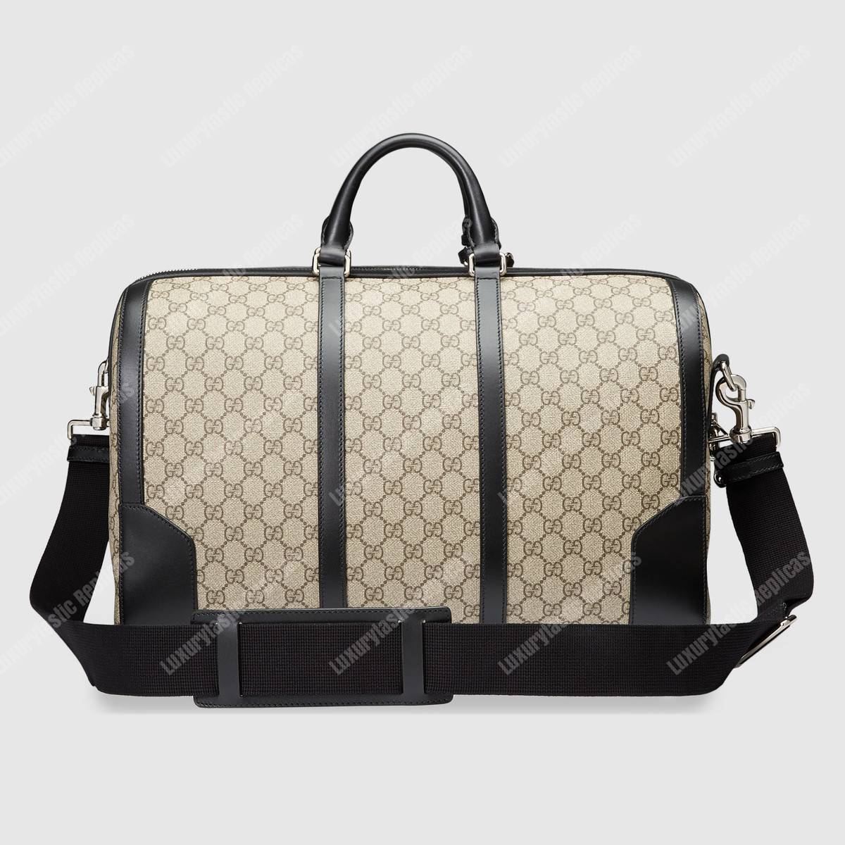 G*u*i gg sup*e duffle bag beige/ebony