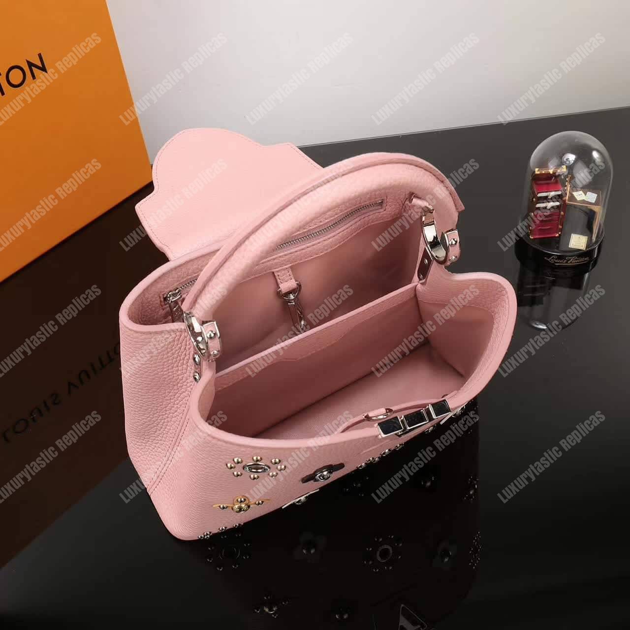 LV Capucines BB Taurillon Leather Mechanical Flowers