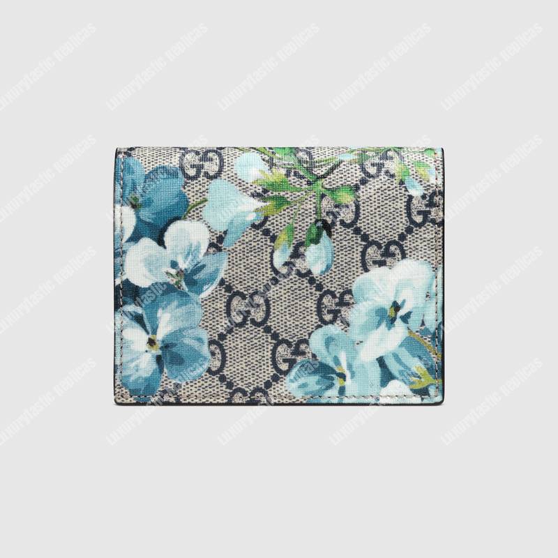 G*u*i gg blooms card case blue