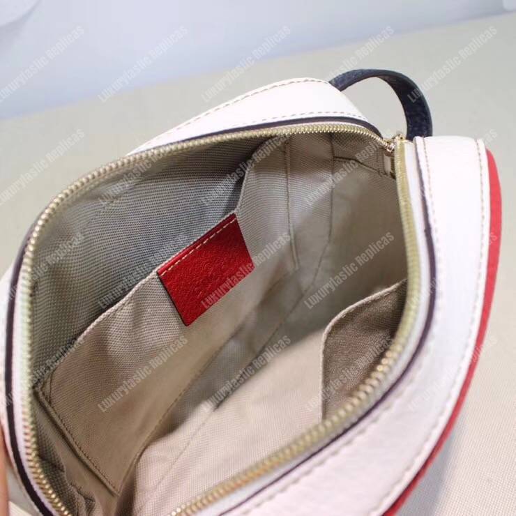 G*u*i soho small leather disco bag red/white