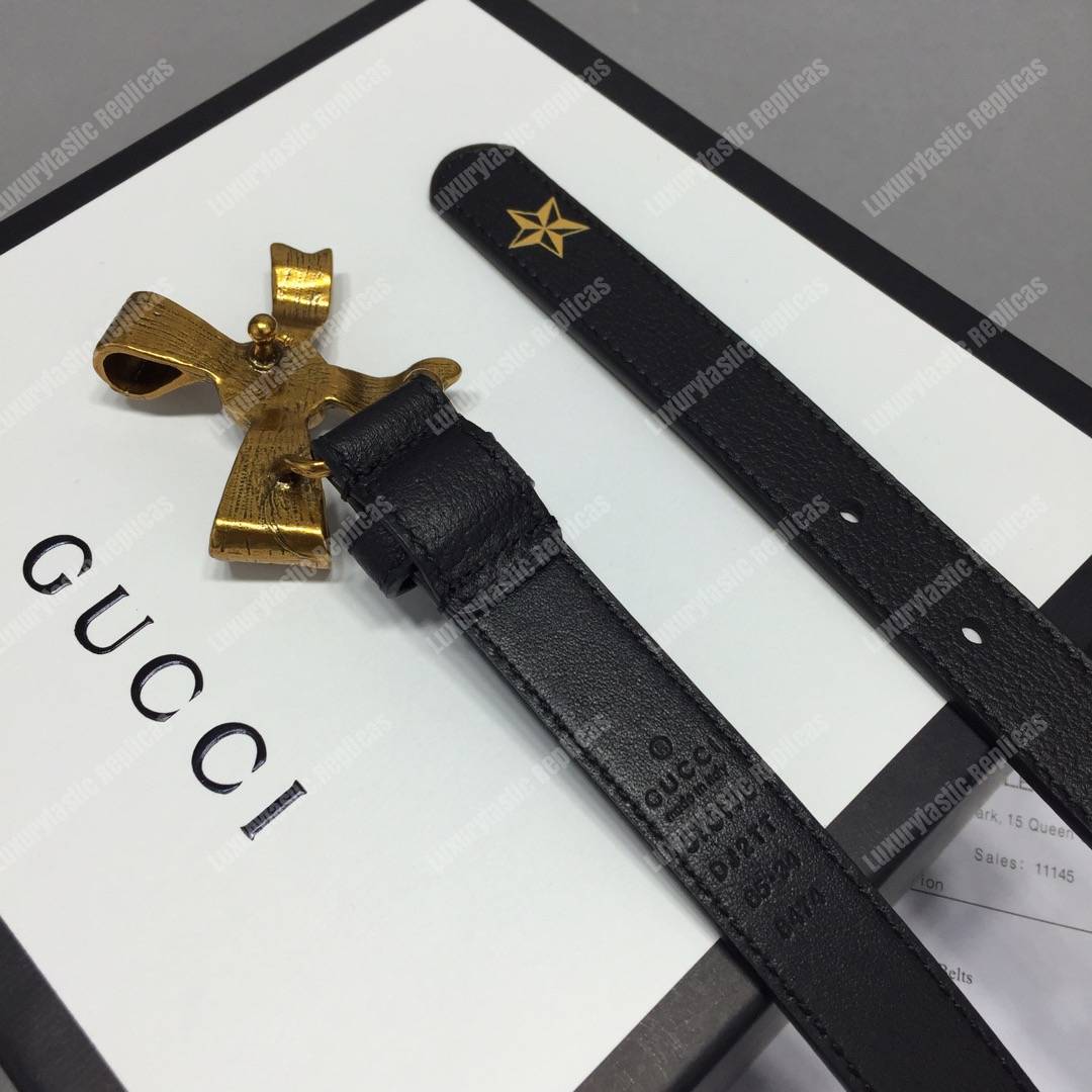 G*u*i gg pearl bow belt