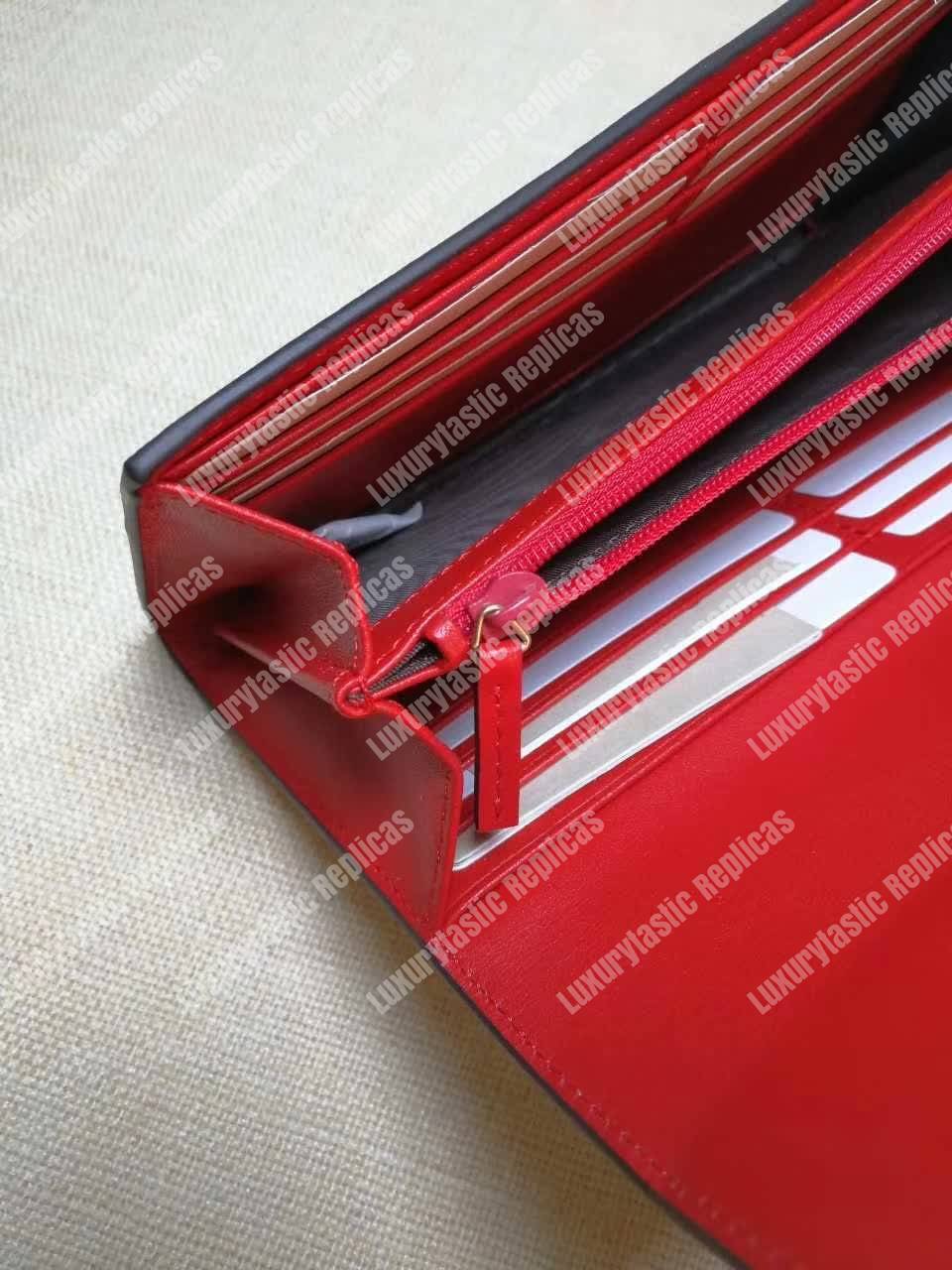 G*u*i gg blooms continental wallet blue