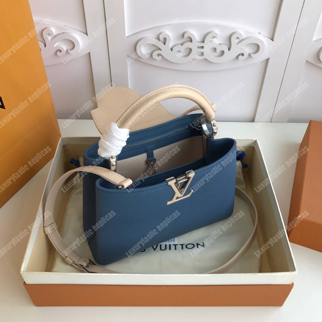LV Capucines BB Bleu Naval