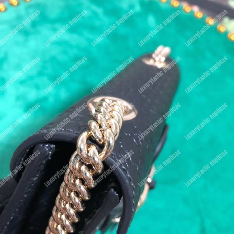 G*u*i emily mini micro G*u*issima bag black