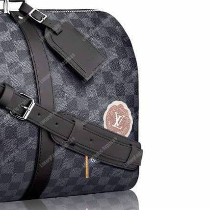 LV Keepall Bandouliere 45 Bag Damier Graphite Canvas LV League