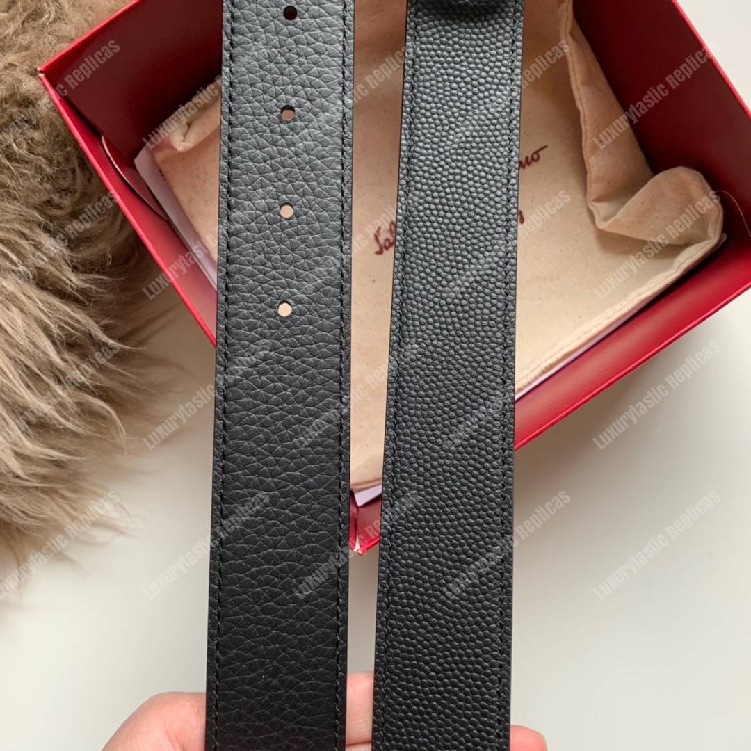 Salvatore Ferragamo Adjustable and Reversible Gancini Belt