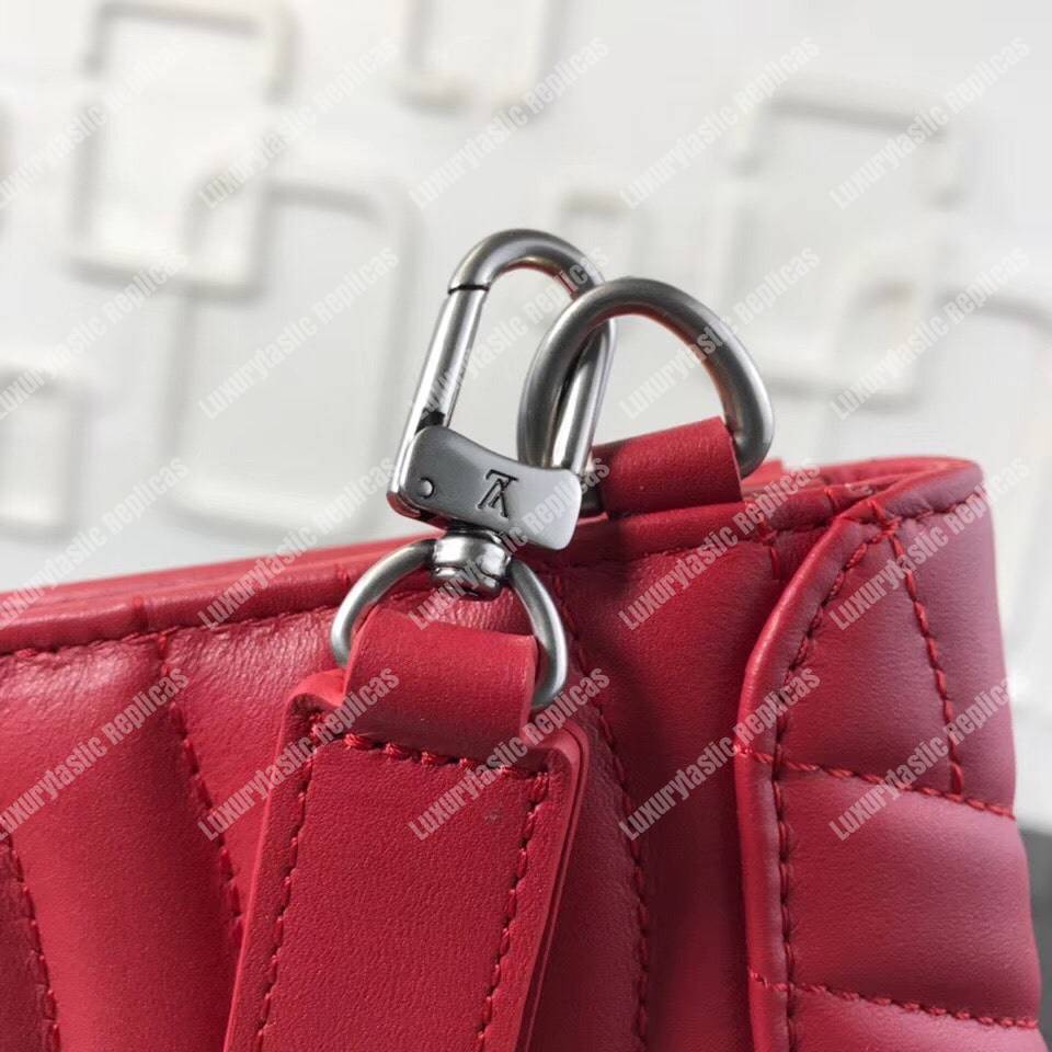 LV New Wave Long Wallet Red