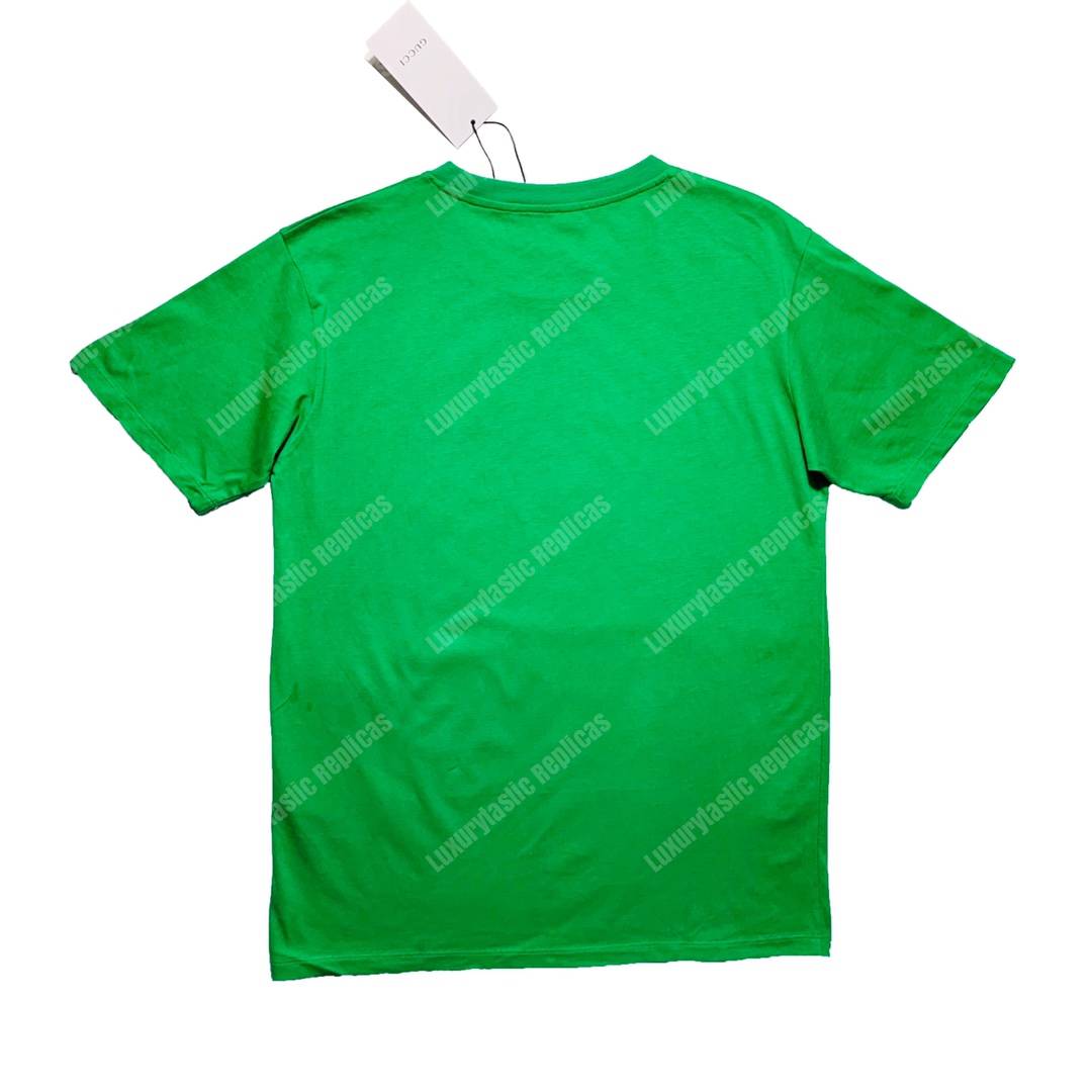 G*u*i cotton t-shirt green