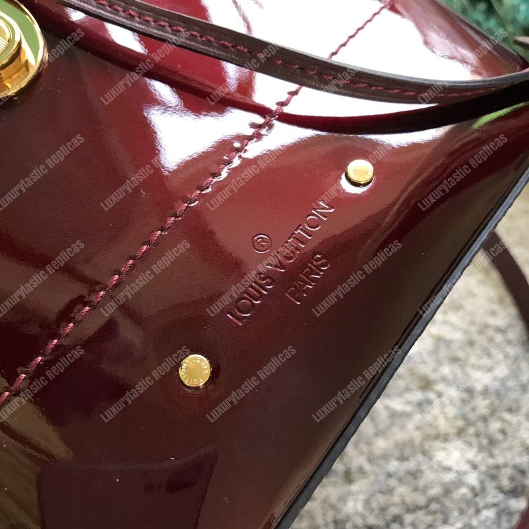 LV Hot Springs Backpack Patent Leather