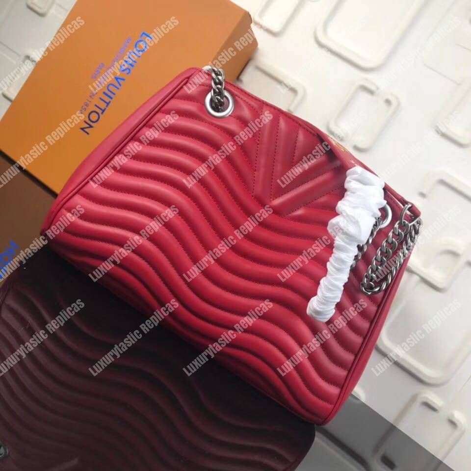 LV New Wave Chain Tote Red