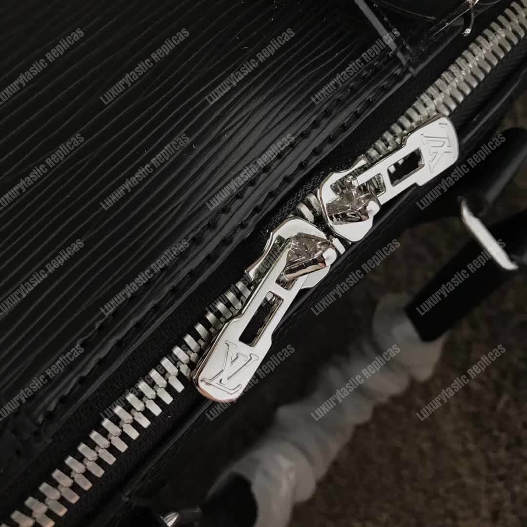 LV Keepall Bandouliere 45 Epi Leather Noir