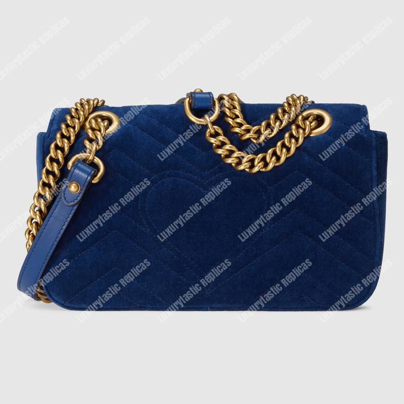 G*u*i gg marmont embroidered velvet mini bag dragonfly