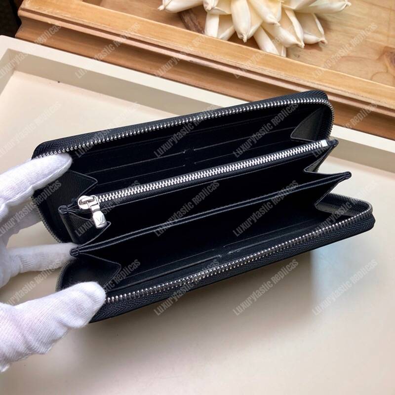 LV Zippy Wallet Epi Leather Noir