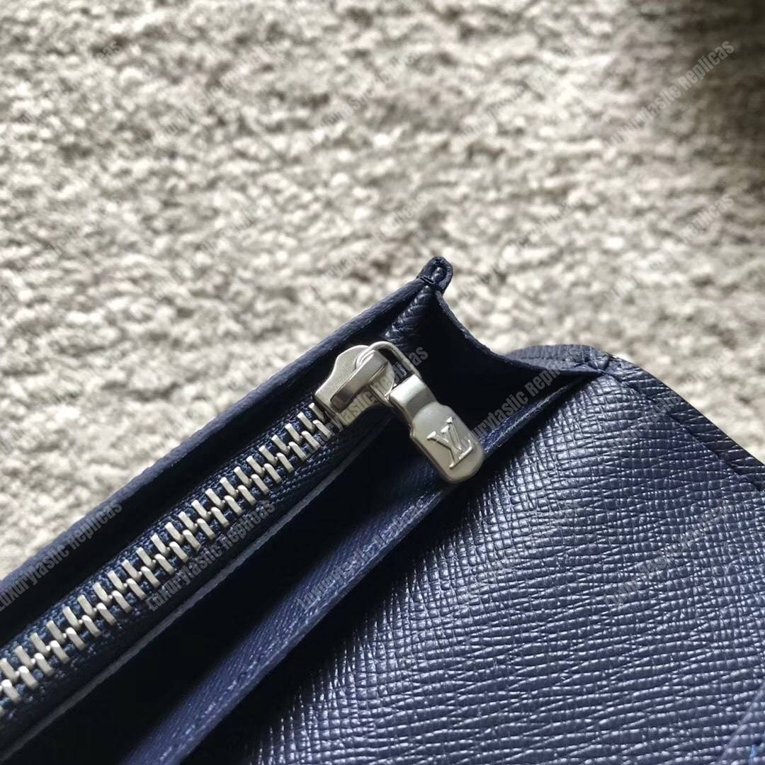 LV Circle signature Brazza Wallet Epi Leather Noir