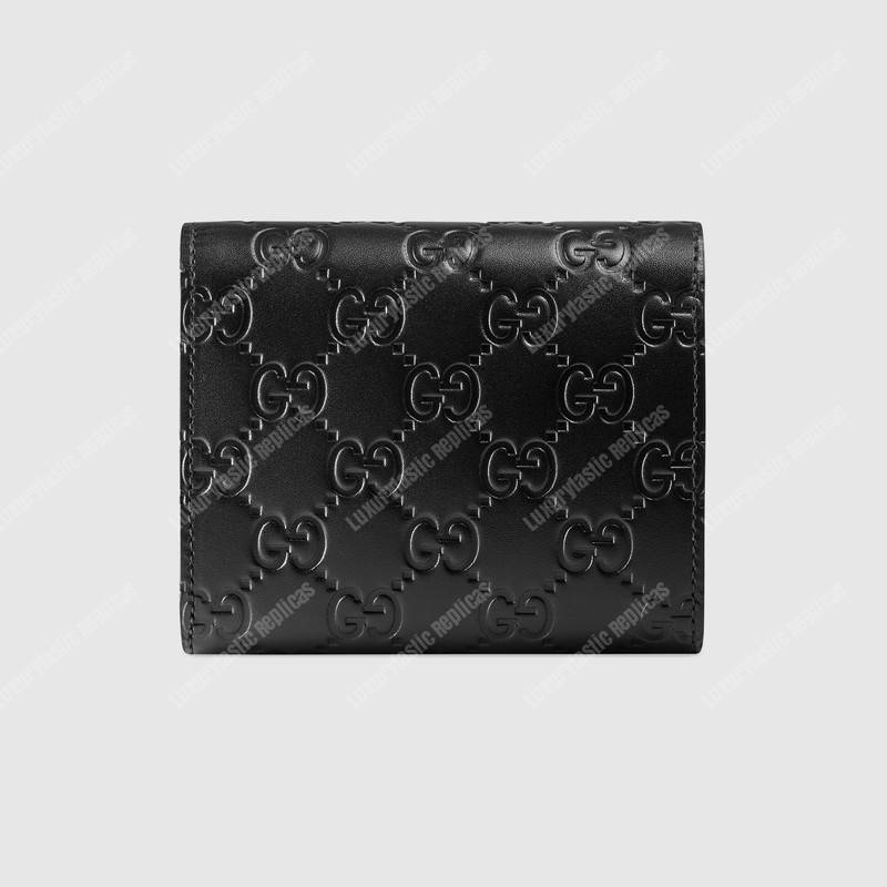 G*u*i gg padlock wallet black