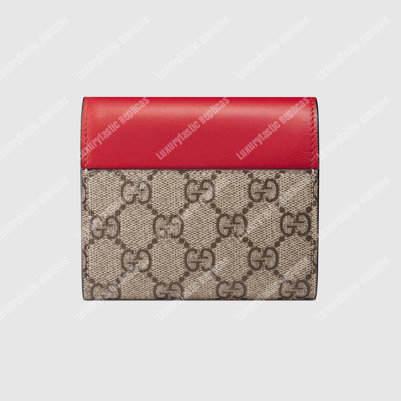G*u*i gg padlock wallet beige/red